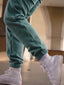 Baddies Plush Sweatpants - Mint Cream