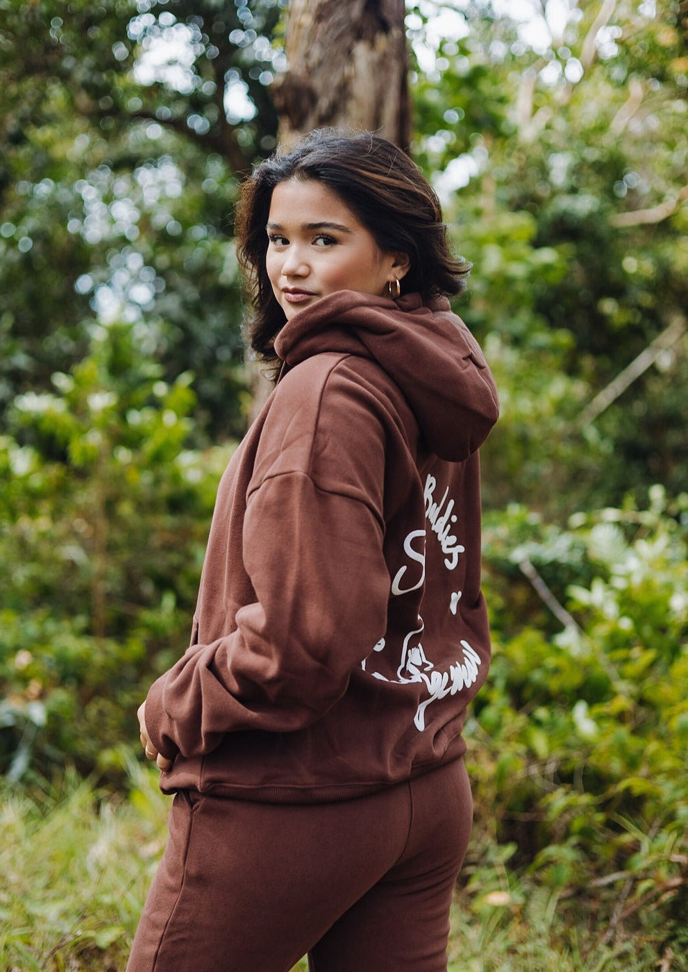 Limited Edition Oversized Baddie Hoodie - Cocoa