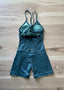 [Never Released Prototype] Teal Green Short Bodysuit - Size Extra Small