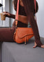 Leora Day Satchel (Vegan) - Tangerine